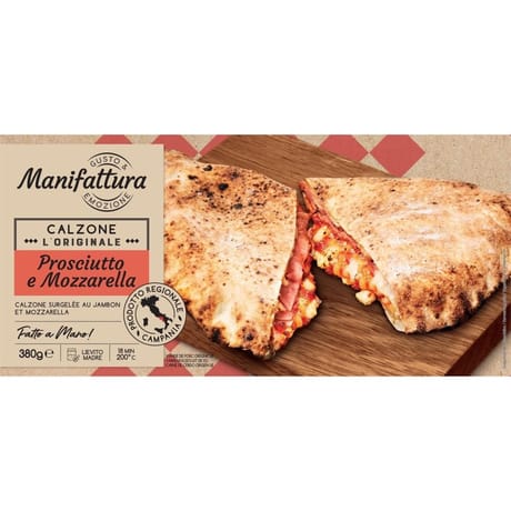 Manifattura calzone prosciutto e mozzarella 380 g