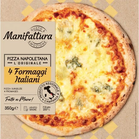 Manifattura pizza 4 formaggi italiani 350 g