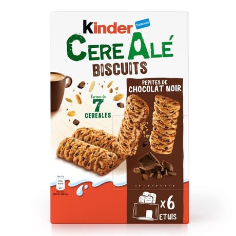 Kinder barre 7 céréales chocolat x6 204g