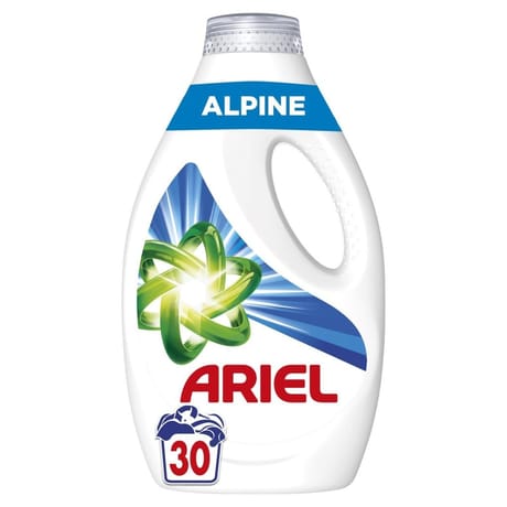 Ariel lessive liquide alpine 30 lavages 1.35l