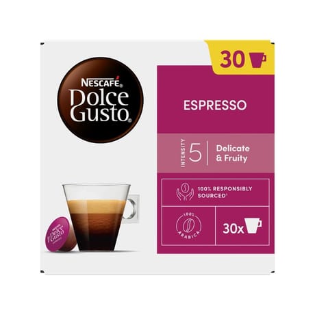 Nescafé Dolce Gusto espresso 30 capsules café intensité 5 165g