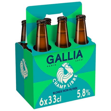 Gallia 6x33cl champ libre