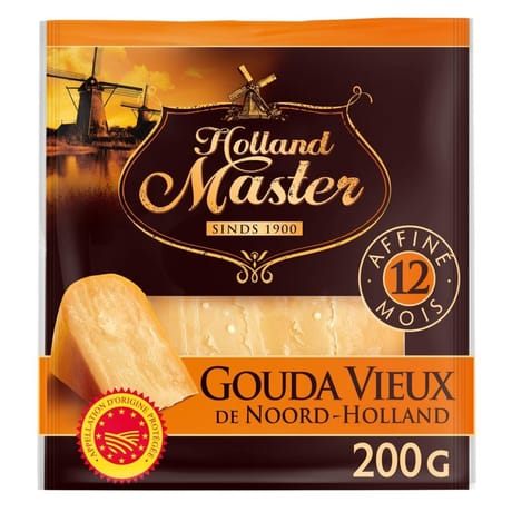 Holland Master gouda vieux de noord holland affiné 12 mois aop 200g