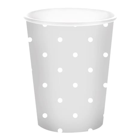 10 gobelets en carton 21cl tie and dye jaune