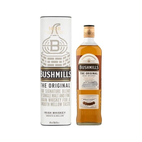 Bushmills whiskey original 70cl 40%vol sous tube