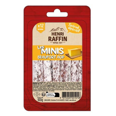 Henri Raffin mini buchette snack party beaufort 100g
