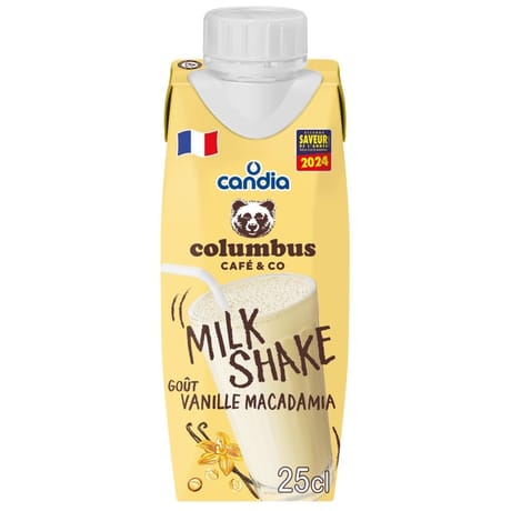 Candia boisson lactée saveur vanille stérilisée uht