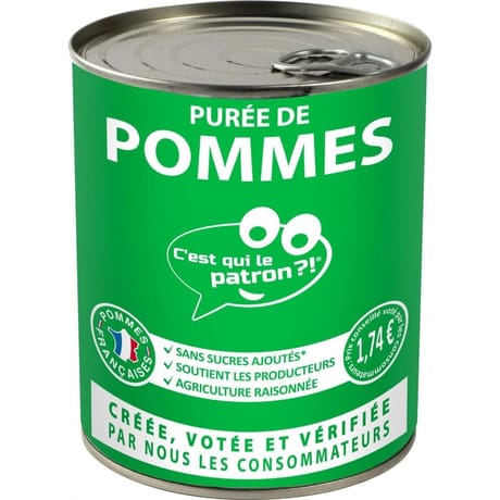 C'est qui le patron ?! purée de pomme 840g