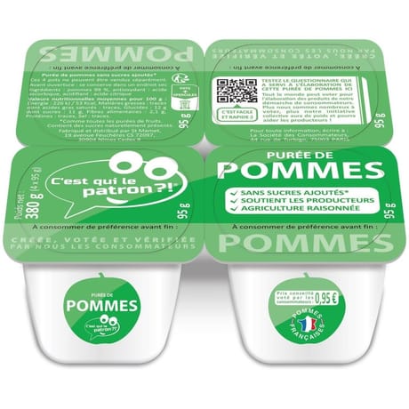 C'est qui le patron ?! purée de pomme SSA 4x95G