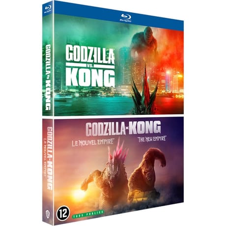 Coffret blu ray godzilla x kong + godzilla vs kong