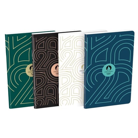 Carnet Paris 2024 neo agrafe 90x140 60 pages 70g l6 assorti