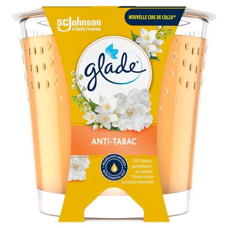 Glade bougie anti-tabac 112g