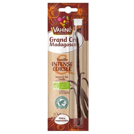 Vahiné vanille grand cru de Madagascar bio 3g