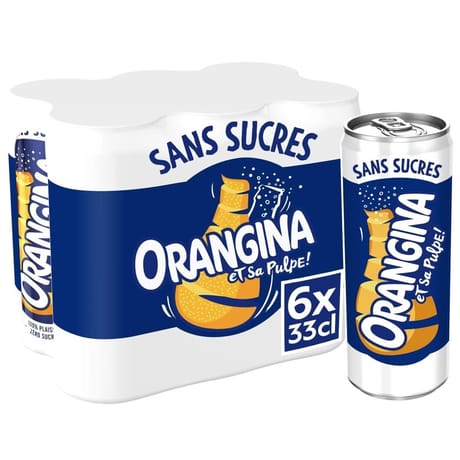 Orangina zero boites 6x33cl