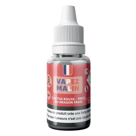 Vapez malin e-liquide cactus rouge fruit du dragon frais 6 mg 10 ml