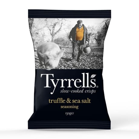 Tyrell's sachet chips de pommes de terre "truffe noire" 150g
