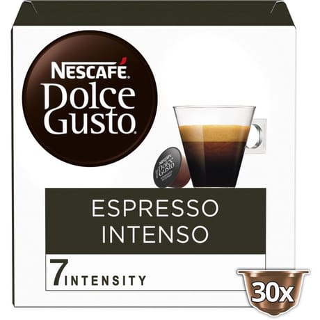 Nescafé Dolce Gusto Espresso Intenso, capsule café intensité 7 x30 dosettes 210g