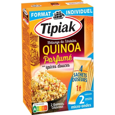 Tipiak quinoa parfumé 4x60g