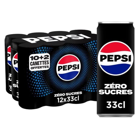 Pepsi zéro 10+2 x33cl