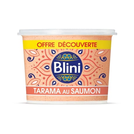 Blini tarama saumon 255g offre découverte