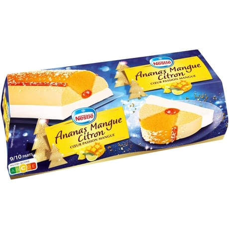 Nestlé buche sensations ananas mangue citron 540g