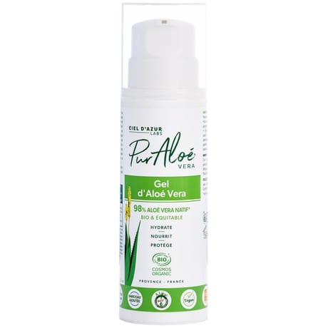 Pur aloé gel d'aloé vera bio et équitable 250ml