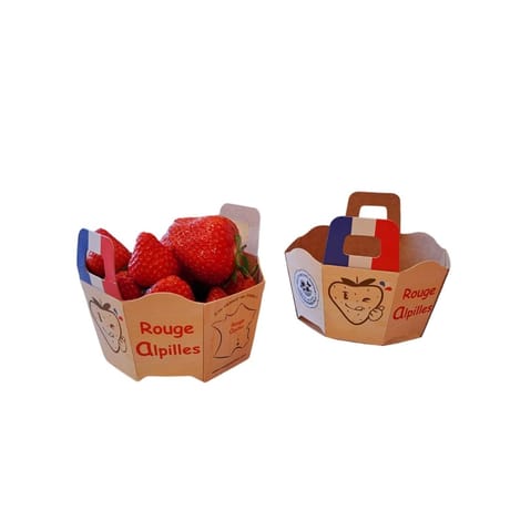 Fraise ronde barquette 250g