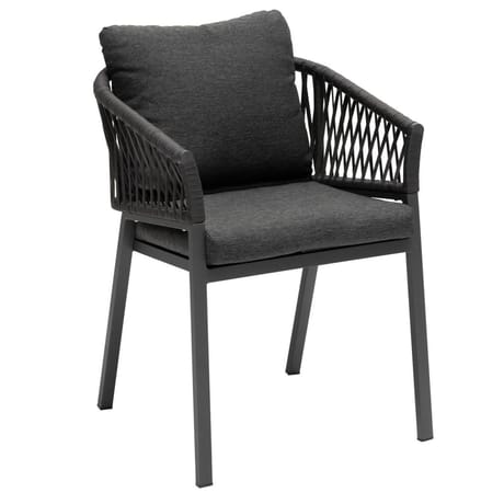 Fauteuil repas oriengo mailles anthracite/graphite