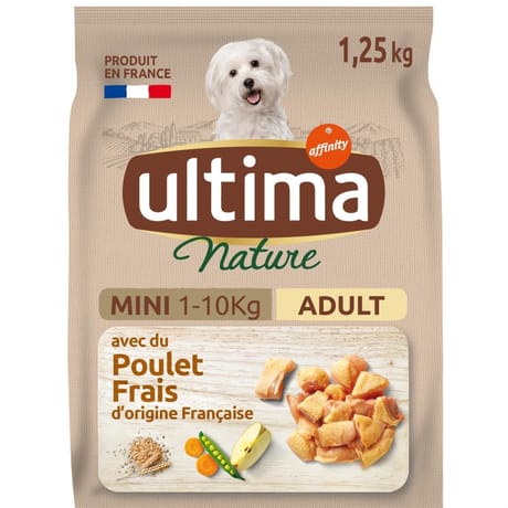 Ultima  nature chien mini poulet 1.25kg