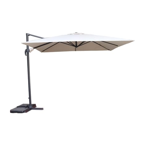 Parasol décentre cayo 3x3m blé