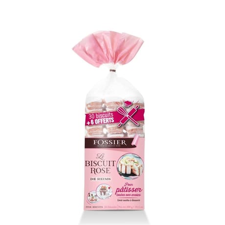 Fossier le biscuit rose sachet patisserie 30 + 6 offerts 300g