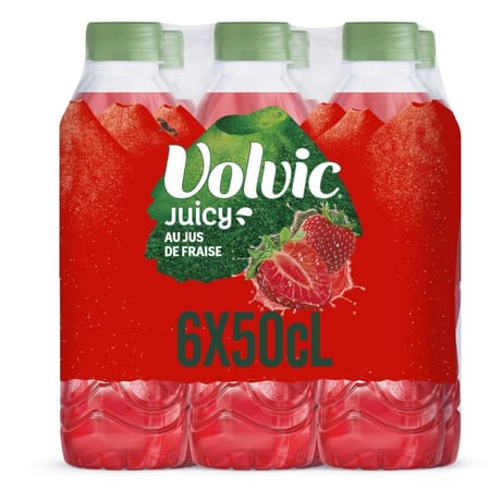 Volvic juicy fraise 6x50cl
