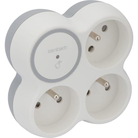 Zenitech triplite 16A + parafoudre blanc/gris bolea