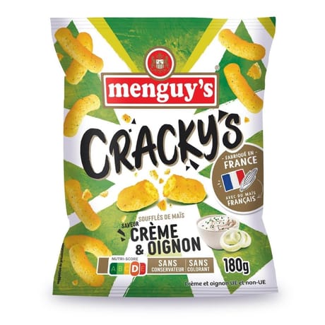 Menguy's cracky's souffles creme oignon 180g