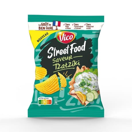 Vico chips street food tzatziki 120g