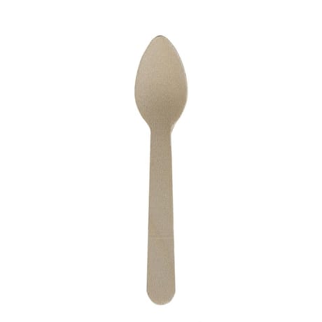 100 petites cuillères bois 110mm