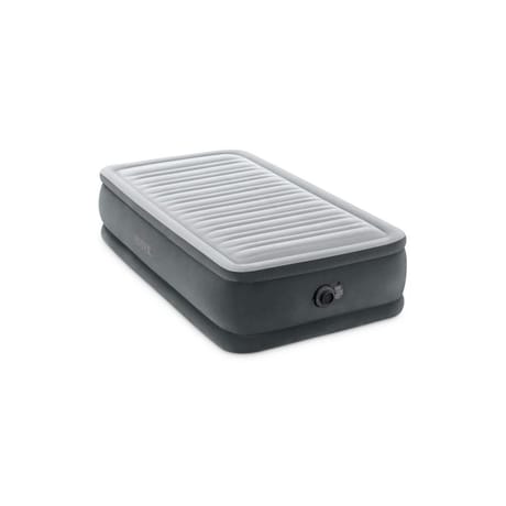 Lit gonflable comfort plush 1 place elec fiber tech