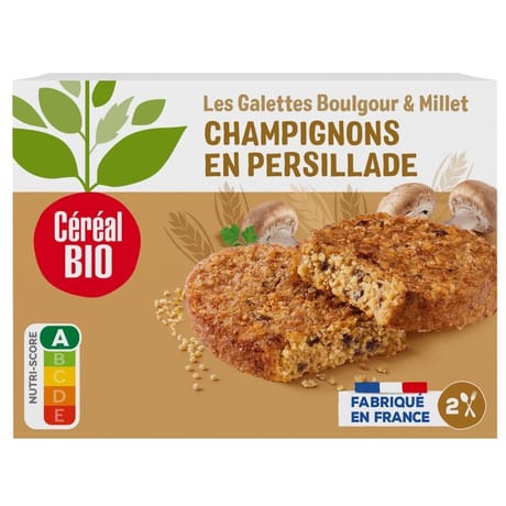 Céréal bio galettes millet champignons 200g