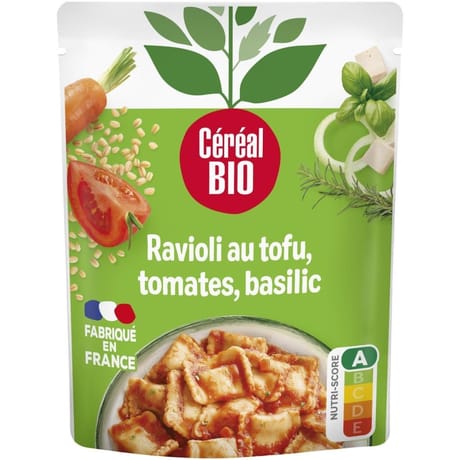 Céréal bio ravioli tomate tofu basilic bio 267g