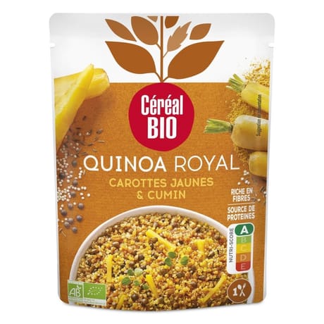 Céréal bio doy quinoa royal carotte cumin bio 220g
