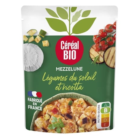 Cereal bio ravioles légumes et ricotta bio doypack 280g