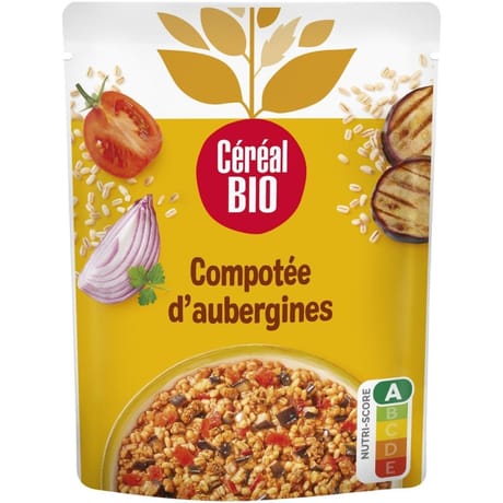 Céréal bio petit cuisiné orge aubergines soja 250g