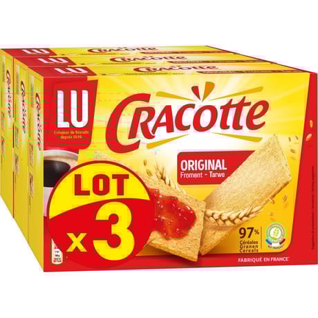 Lu cracotte froment original x3 750g