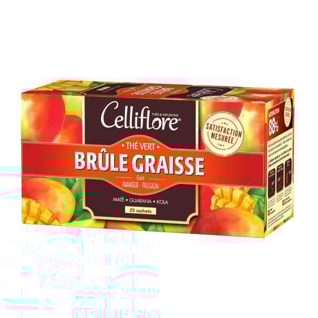 Celliflore thé vert brûle graisse 25 sachets 38g