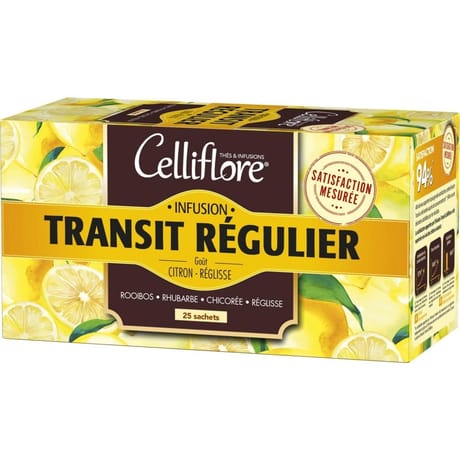 Celliflore infusion transit régulier 25 sachets 38g