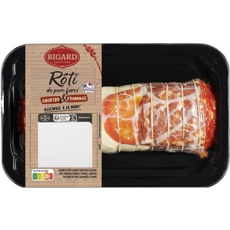 Rôti de porc farci chorizo&fromage 500g Bigard