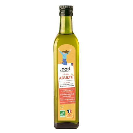 Nod mélange 4 huiles vitalité huile adulte et adolescent bio 50cl