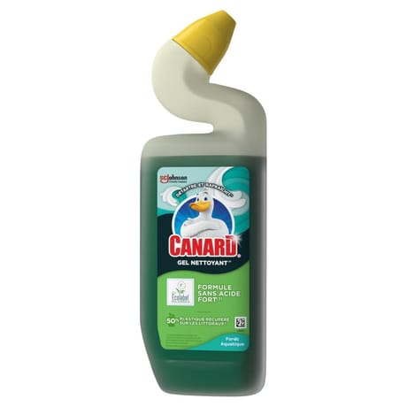 Canard gel nettoyant formule sans acide fort forêt aquatique 750ml