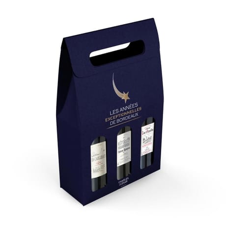 Valisette Les Années Exceptionnelles de Bordeaux 3x75 cl