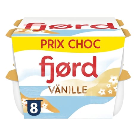 Fjord vanille 8x125g prix choc